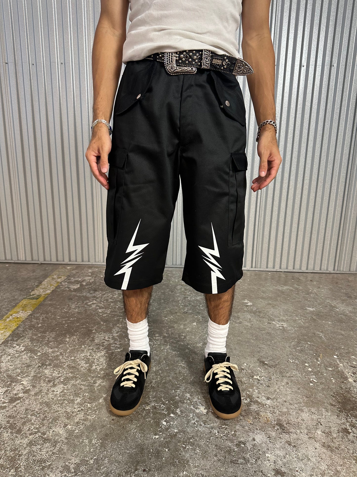 Raijin Military Cargo Shorts